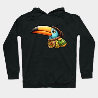 Toucan bird Mayan style Hoodie